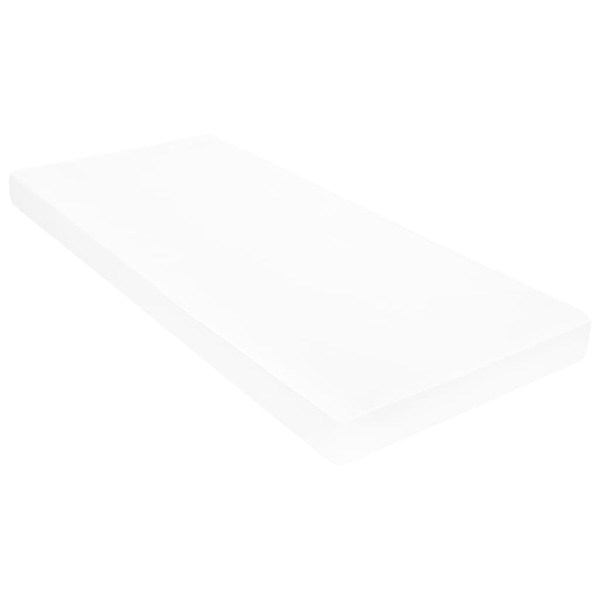 vidaXL Dagbädd utdragbar 2x(90x200) cm massiv furu Vit