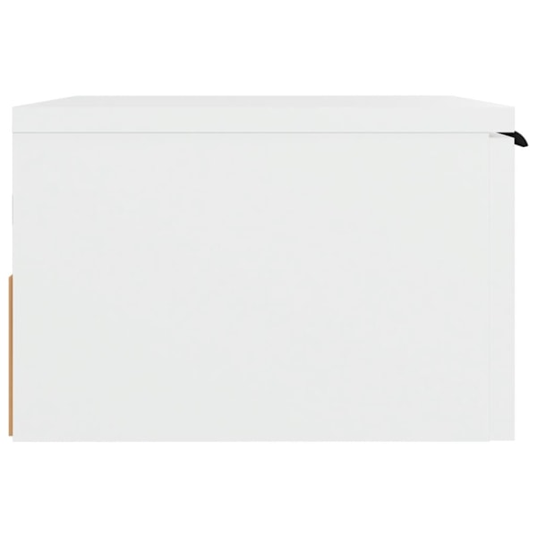 vidaXL Väggmonterat sängbord vit 34x30x20 cm Vit