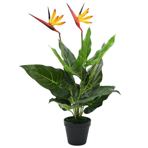 vidaXL Konstväxt papegojblomma 66 cm multifärg