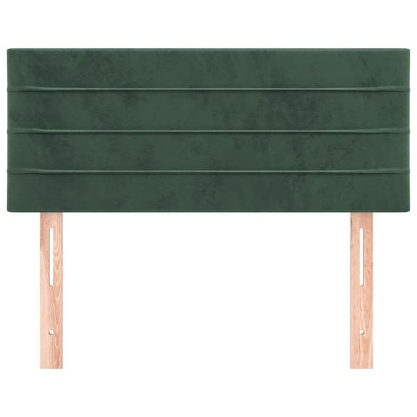 vidaXL Sänggavel grön 100x5x78/88 cm sammet Grön