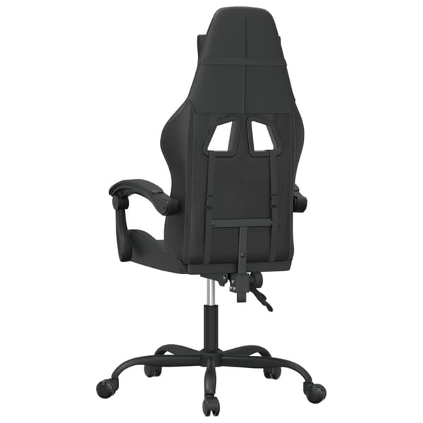 vidaXL Gamingstol svart konstläder art
