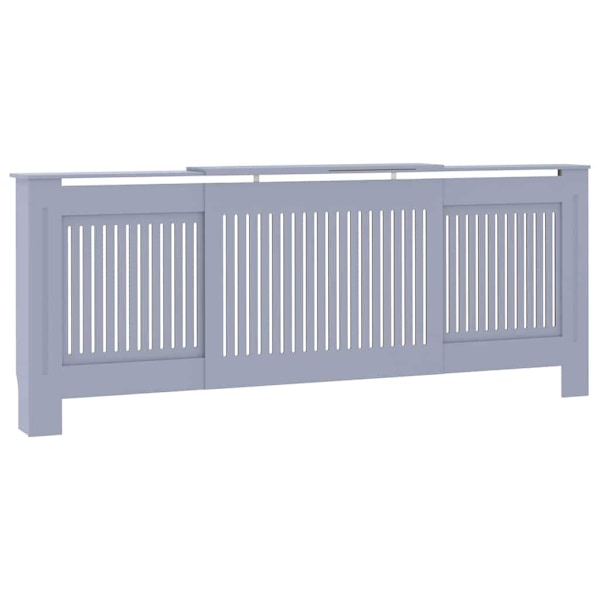 vidaXL Elementskydd MDF grå 205 cm grå