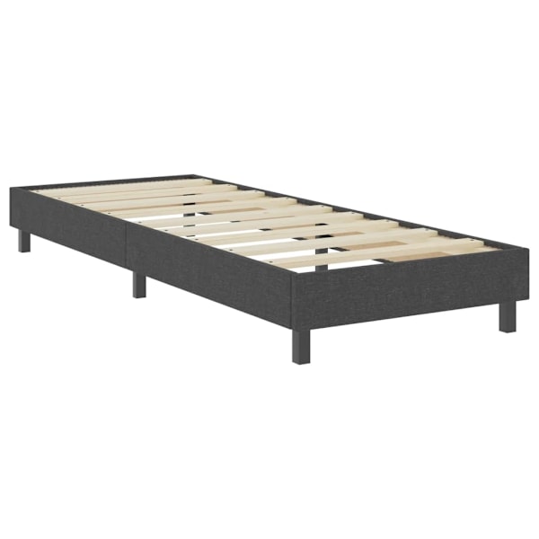vidaXL Ramsäng grå tyg 90x200 cm grå
