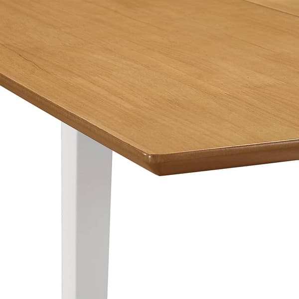 vidaXL Matgrupp 5 delar MDF vit Vit