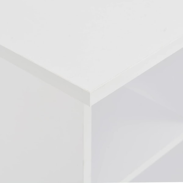 vidaXL Barbord vit 60x60x110 cm Vit