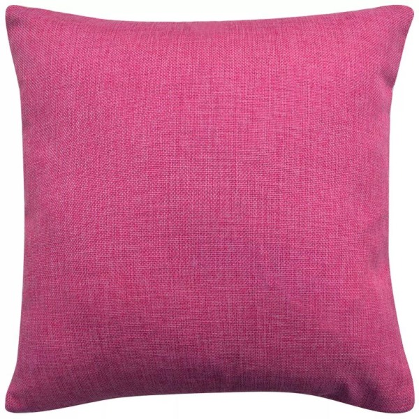 vidaXL Kuddöverdrag 4 st linne-design  80x80 cm rosa Rosa