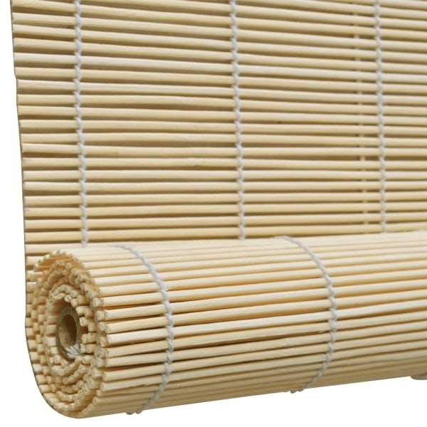 vidaXL Rullgardin i naturlig bambu 150 x 220 cm Beige