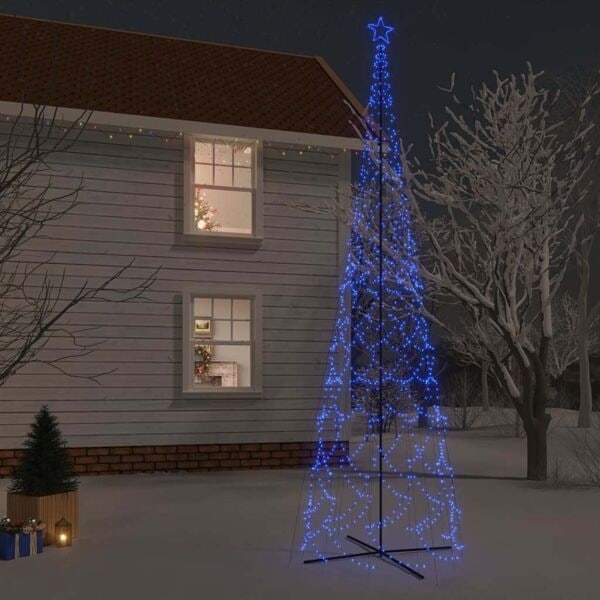 vidaXL Julgranskon blå 3000 LEDs 230x800 cm Blå