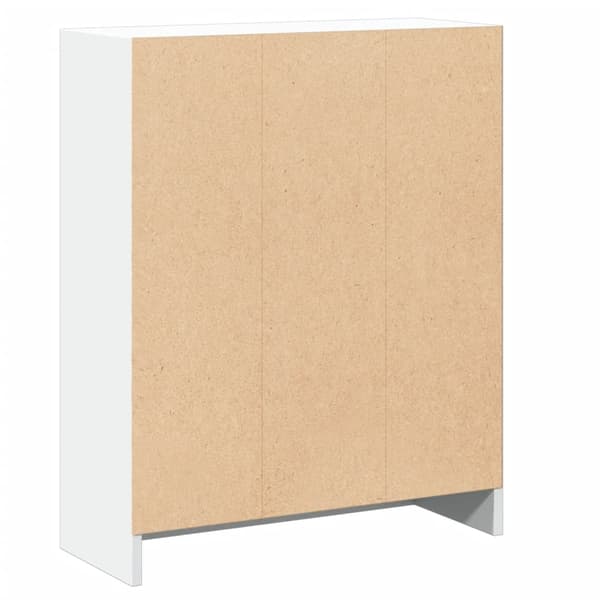 vidaXL Bokhylla vit 60x24x76 cm konstruerat trä Vit