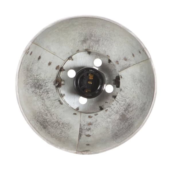 vidaXL Industriell vägglampa silver 65x25 cm E27 Silver