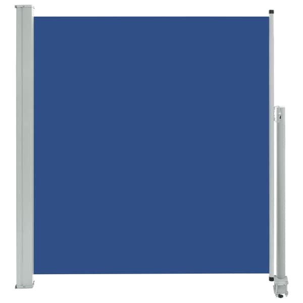 vidaXL Infällbar sidomarkis 140 x 300 cm blå Blå