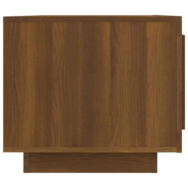 vidaXL Soffbord brun ek 102x50x45 cm konstruerat trä Brun