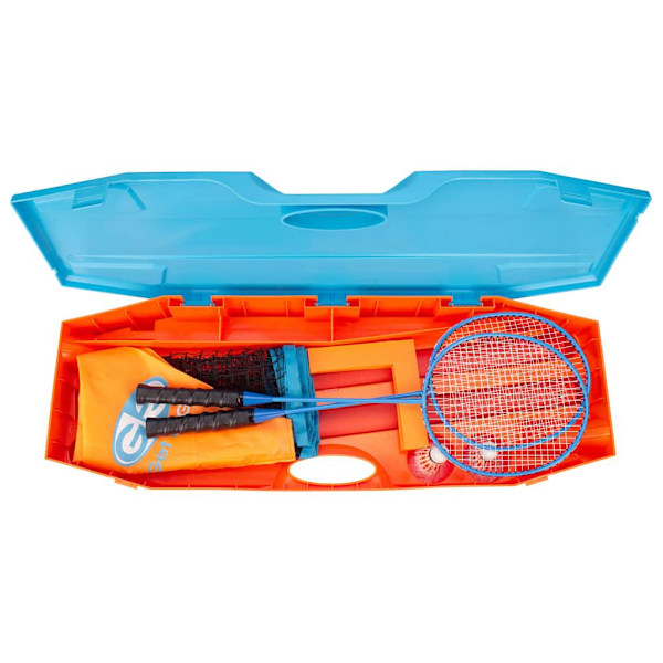 Get & Go Badmintonset blå och orange multifärg