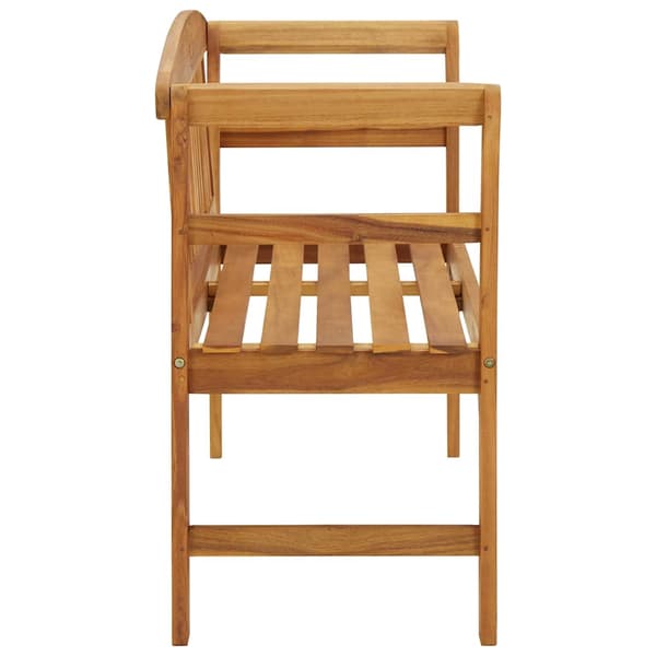 vidaXL Rosabänk 1 -sitsig 114 cm Solid acacia wood Natural Brun