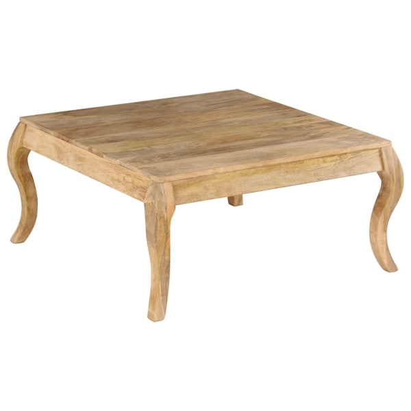 vidaXL Soffbord 80x80x40 cm massivt mangoträ Brun