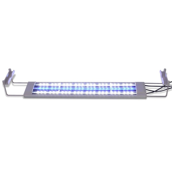 vidaXL Akvarielampa LED 50-60 cm aluminium IP67