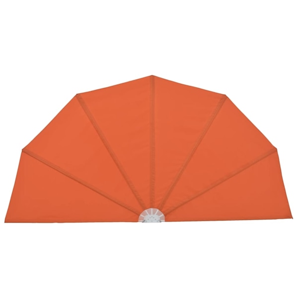 vidaXL Sidomarkis för terrass terrakotta 160 cm Brun
