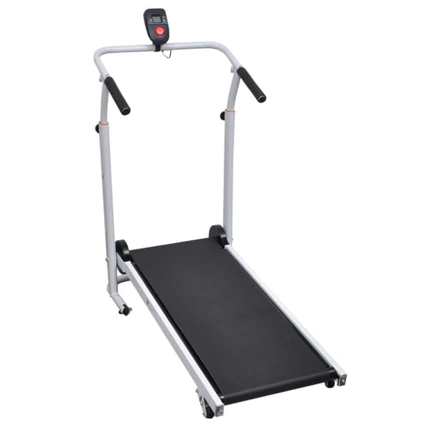 vidaXL Fällbart Löpband Mini 93 x 36 cm Svart Svart