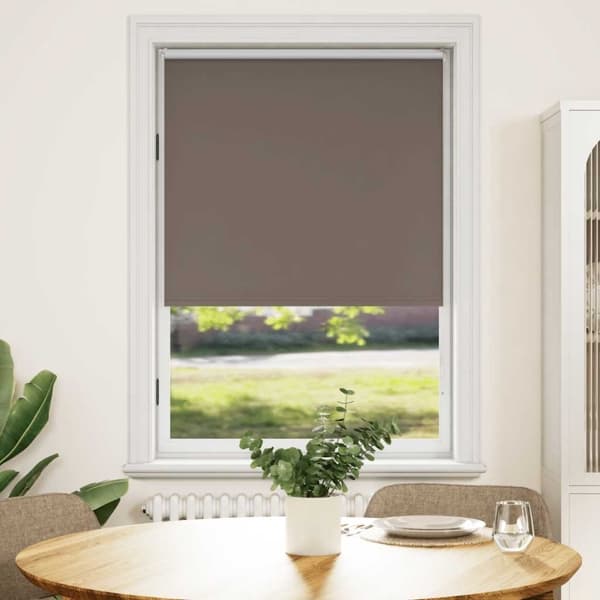 vidaXL Rullgardin brun 100 x 175 cm mörkläggande Brun