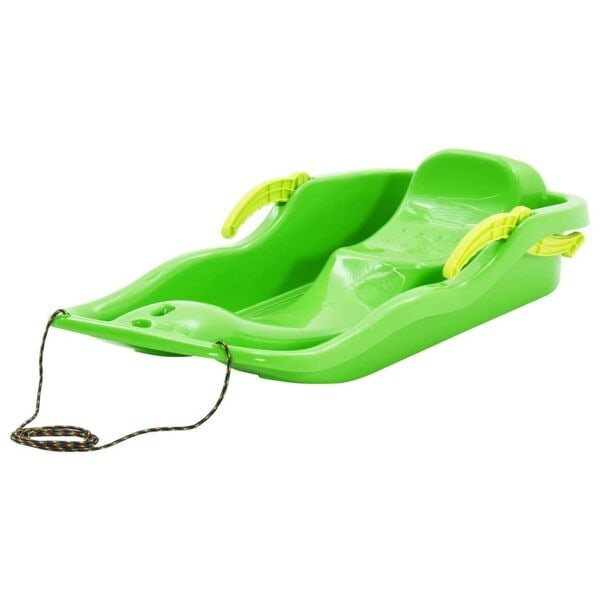 vidaXL Pulka med bromsar grön 87x40x18 cm polypropylen Grön