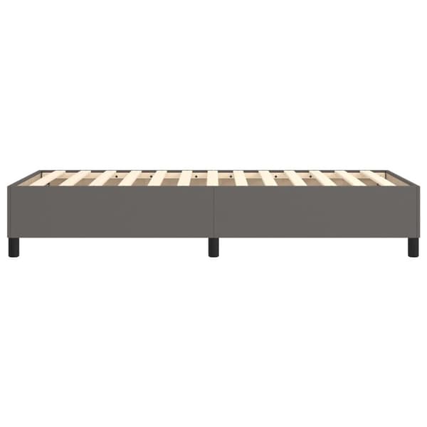 vidaXL Ramsäng grå 80x200 cm konstläder Grå