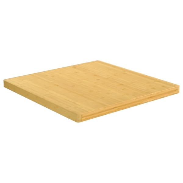 vidaXL Bordsskiva 90x90x4 cm bambu Brun