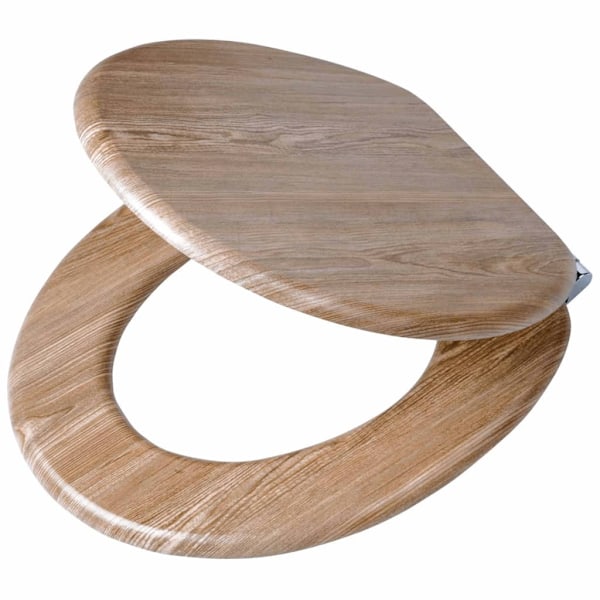 Tiger Toalettsits med mjuk stängning Scaffold MDF brun 252022546 Brun