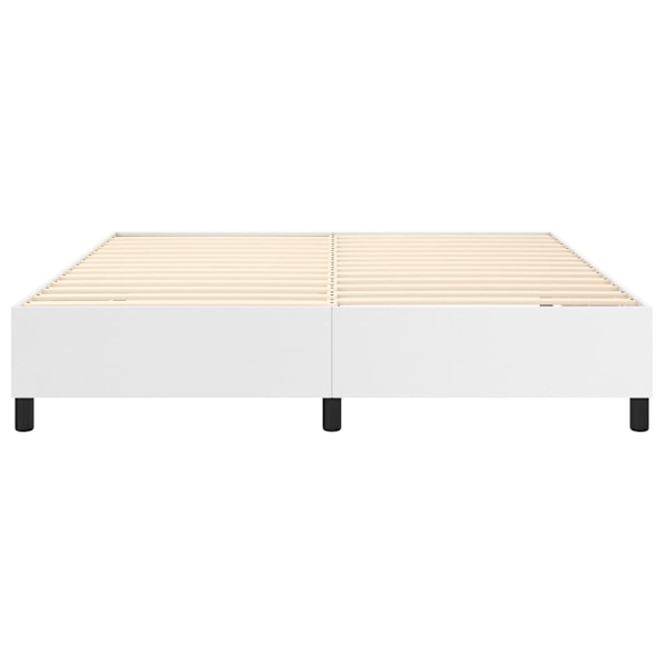 vidaXL Sängram vit 180x200 cm konstläder Vit