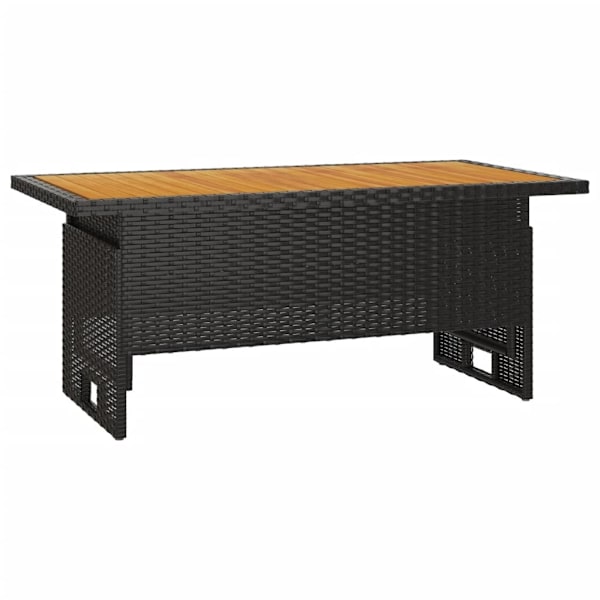 vidaXL Loungegrupp med dynor 2 delar svart konstrotting Svart