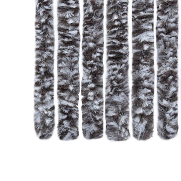 vidaXL Insektsdraperi brun och beige 56x185 cm chenille multifärg
