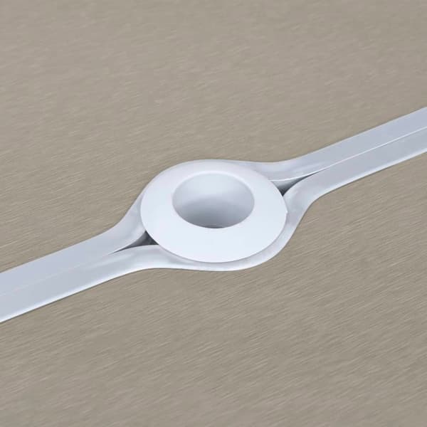 vidaXL Hopfällbart campingbord med 4 sitsar stål aluminium Silver