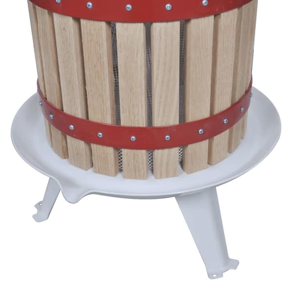 vidaXL Frukt- och vinpress 12 L