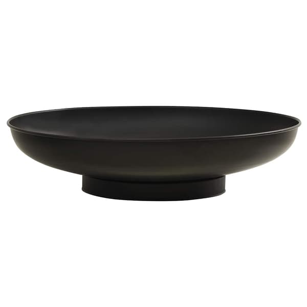 vidaXL Eldstad 80 cm stål Svart