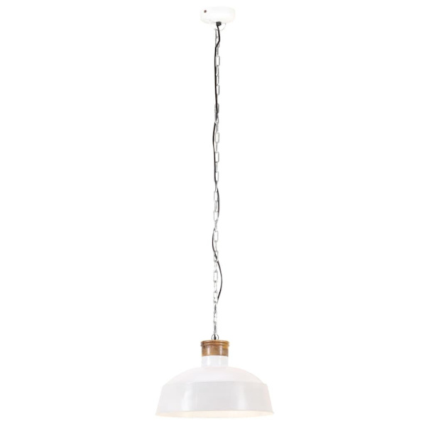 vidaXL Hänglampa industriell 58 cm vit E27 Vit