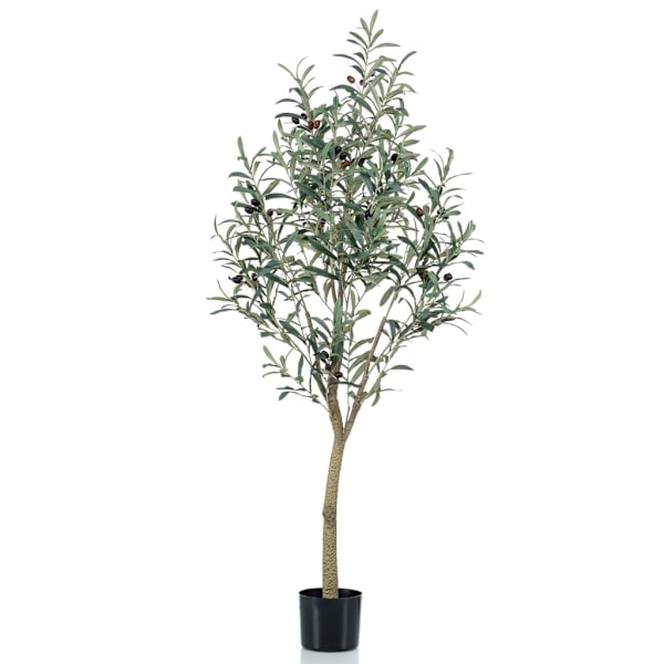 Emerald Konstväxt olivträd 140 cm i plastkruka Grön