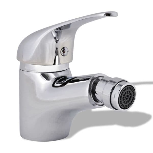 vidaXL Bidéblandare krom Silver