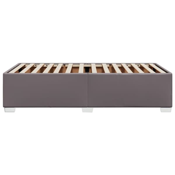 vidaXL Sängram grå 80x200 cm konstläder Grå