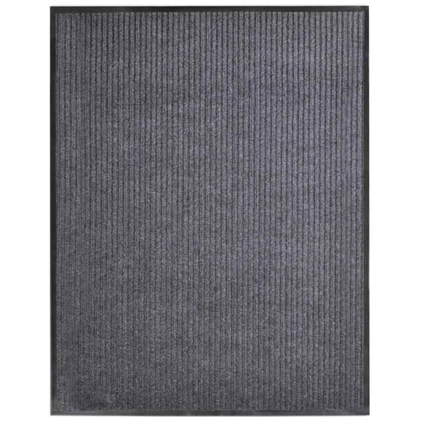 vidaXL Dörrmatta grå 117x220 cm PVC grå