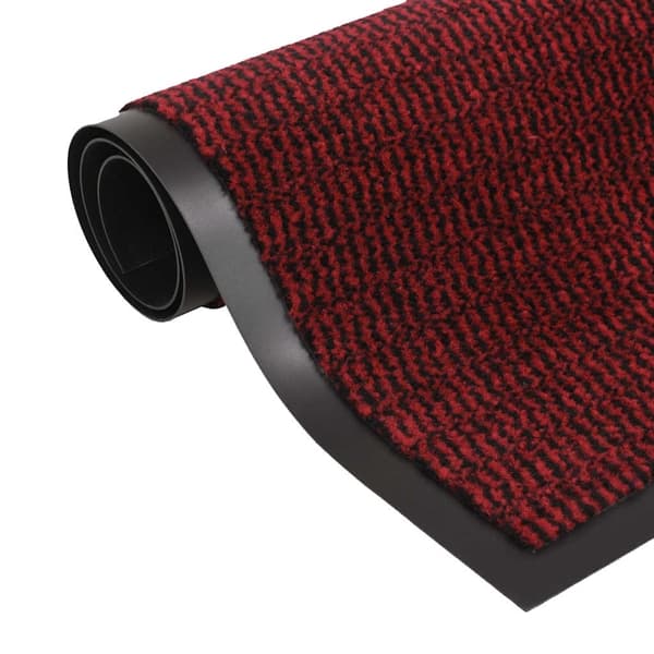 vidaXL Dörrmatta rektangulär tuftad röd 120x180 cm Röd