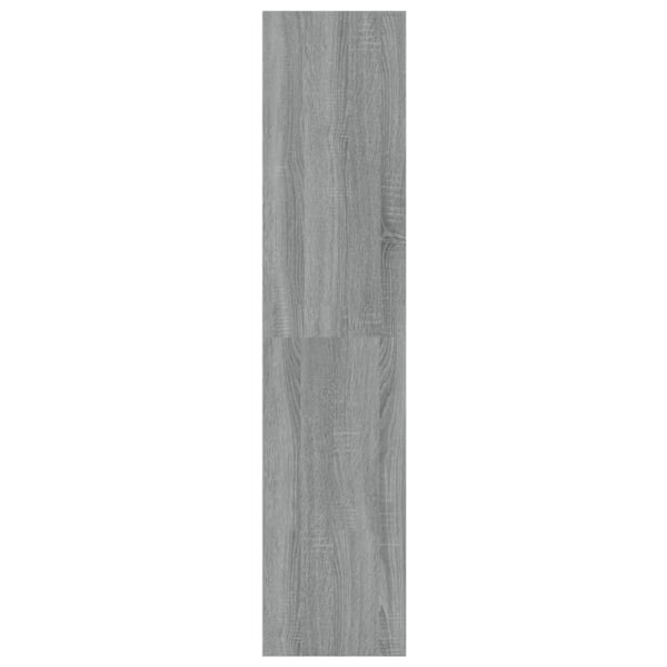 vidaXL Bokhylla/Rumsavdelare grå sonoma 100x30x135 cm Grå