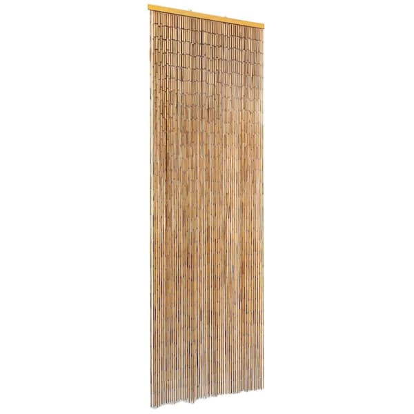vidaXL Insektsdörrdraperi för husbil i bambu 56x185 cm Brun
