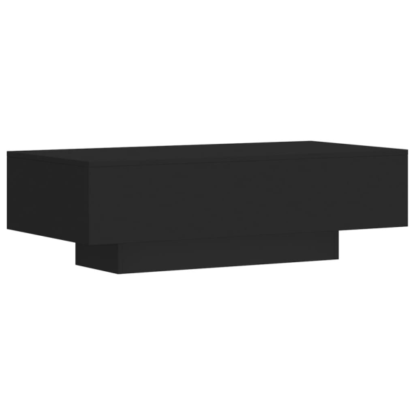 vidaXL Soffbord svart 100x49,5x31 cm konstruerat trä Svart
