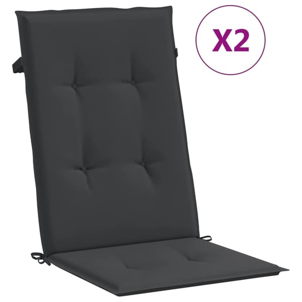 vidaXL Fällbara fåtöljer med dynor, 2 st, massivt trä, teak Brun