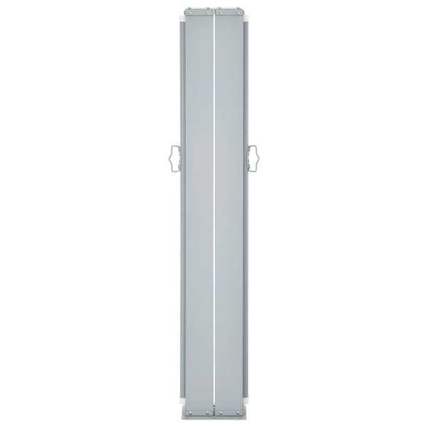 vidaXL Infällbar sidomarkis gräddvit 120x600 cm Creme