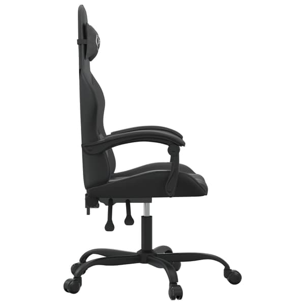 vidaXL Gamingstol svart konstläder art