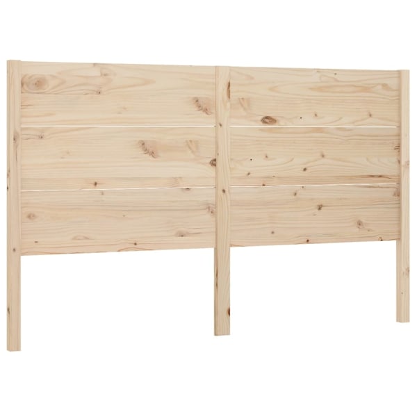 vidaXL Sänggavel 206x4x100 cm massiv furu Brun