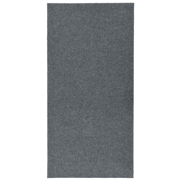 vidaXL Gångmatta 100x200 cm grå grå