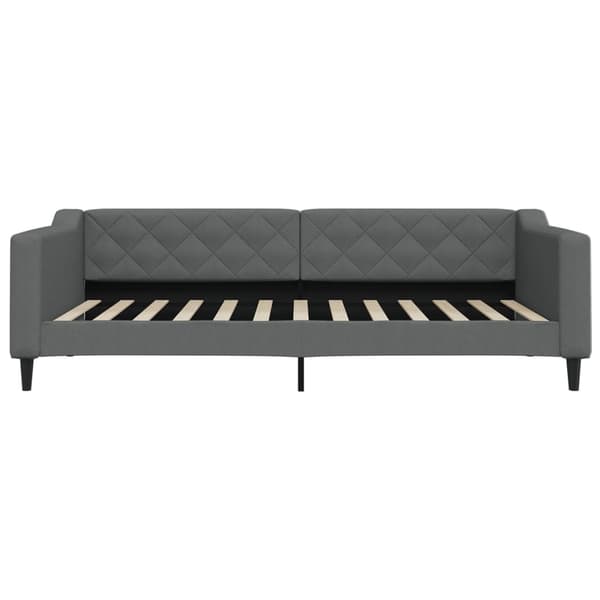 vidaXL Dagbädd mörkgrå 100x200 cm tyg Grå