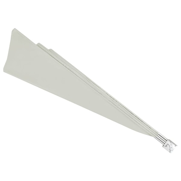 vidaXL Vindskydd för altan hopfällbar 160 x 240 cm Krämfärg Creme
