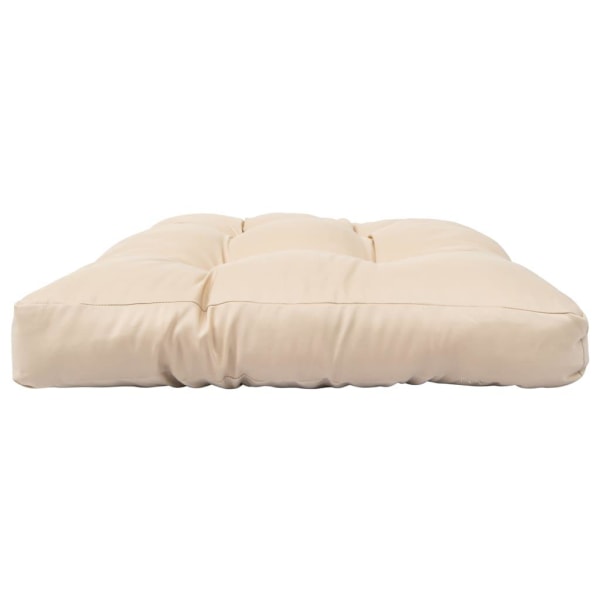 vidaXL Palldyna sandvit 58x58x10 cm tyg Beige